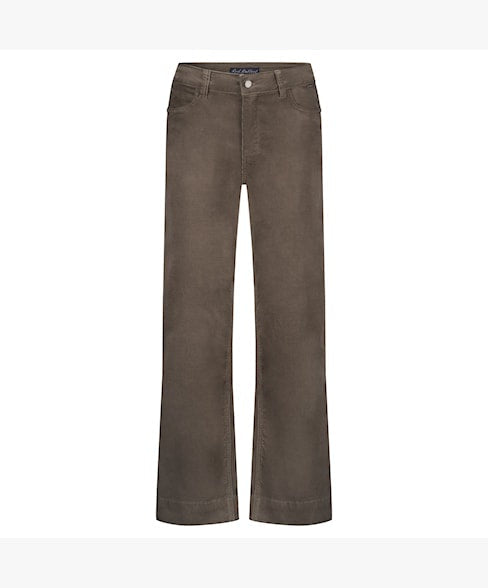 Red Button Conny Shiny Cords - Warm Taupe