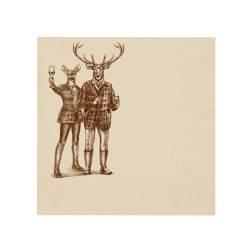 Reindeer Romp Cocktail Napkins