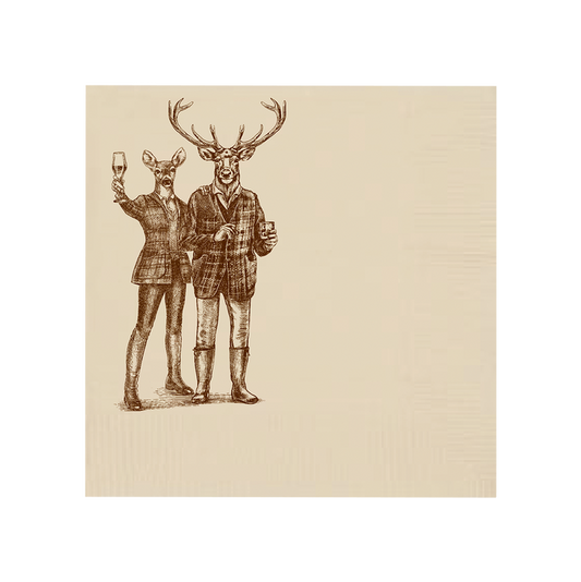 Reindeer Romp Cocktail Napkins