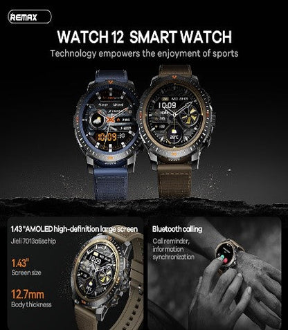 REMAX High quality Smart Watch IP68 Waterproof outdoor sports women 7 in 1