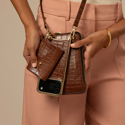 Remi Magnet Essentials Set - Brown Croc/Gold