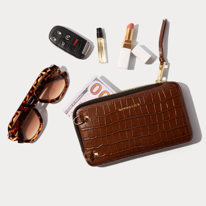 Remi Magnet Essentials Set - Brown Croc/Gold