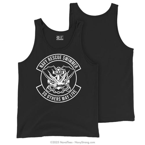 "Rescue Swimmer Patch" Tank | Black