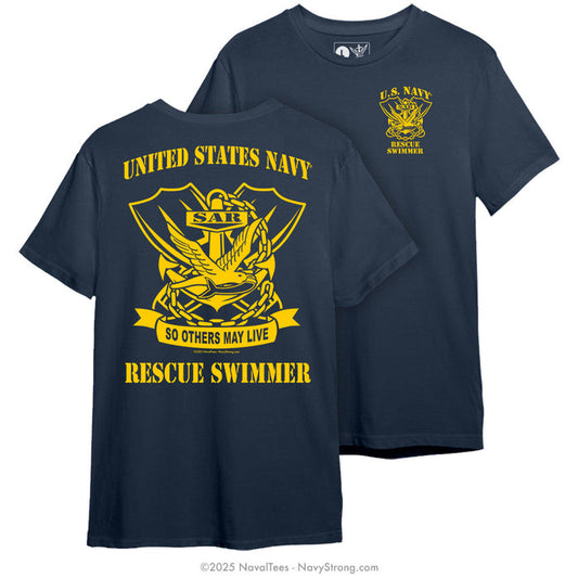 "Rescue Swimmer" Tee | Navy