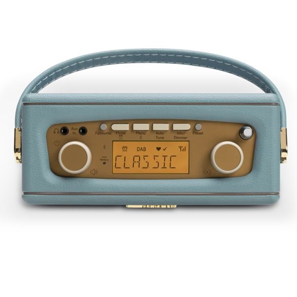 Roberts Revival Uno BT DAB DAB+ FM Radio with 2 alarms and line out in Duck Egg Bluetooth DuckEgg