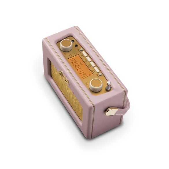 Roberts Revival Uno BT DAB DAB+ FM Radio with 2 alarms and line out in Dusky Pink Bluetooth Dusky Pink