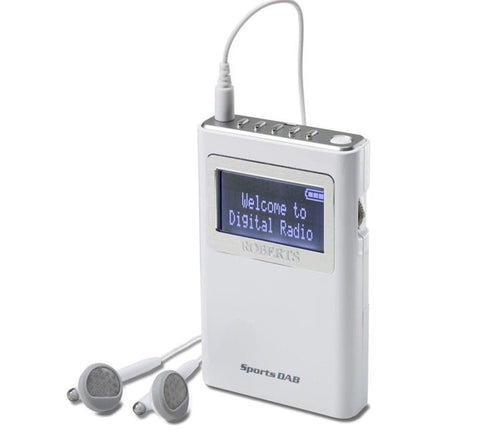 Roberts SPORTS DAB 5 Portable DAB DAB+ FM Radio White White