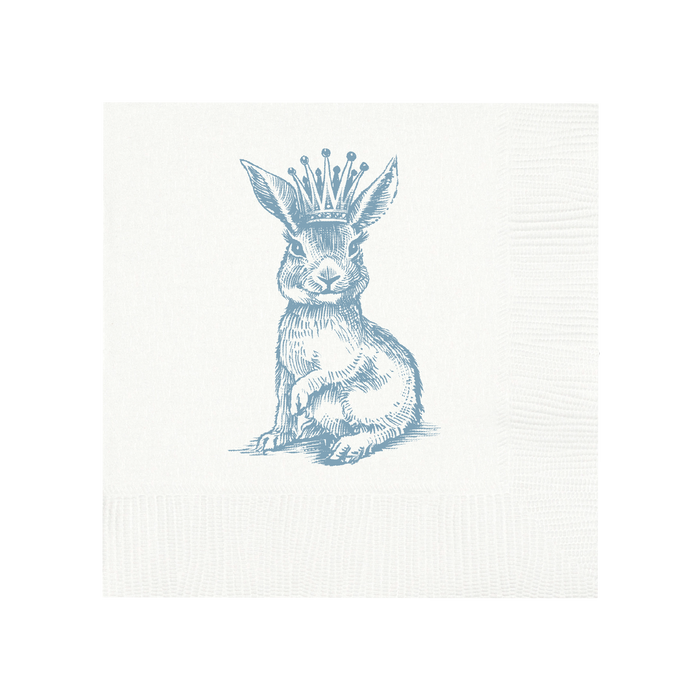 Royal Bunny Cocktail Napkins