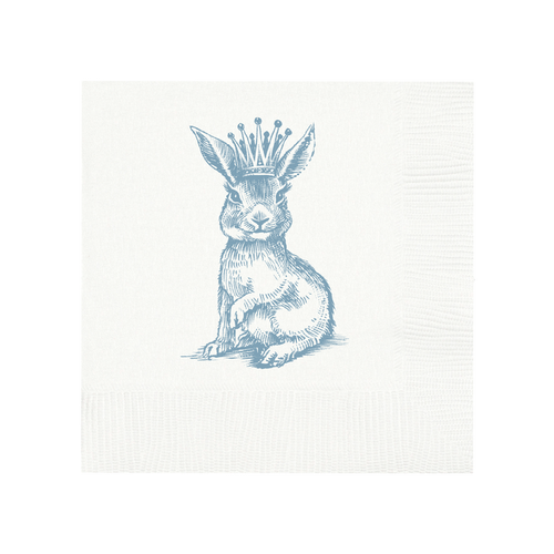 Royal Bunny Cocktail Napkins