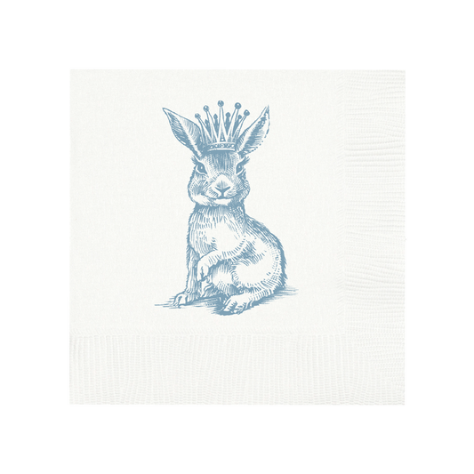 Royal Bunny Cocktail Napkins