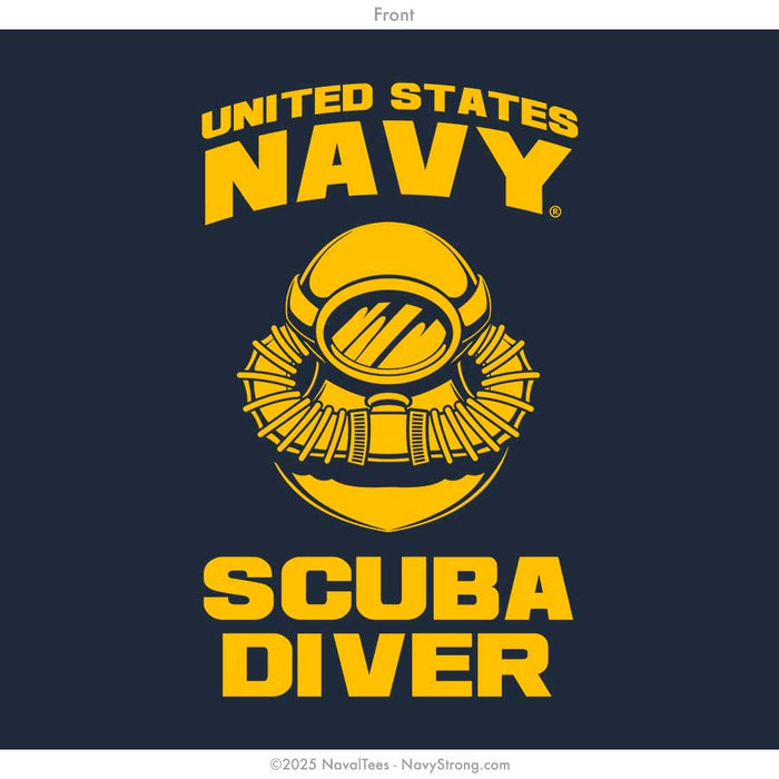 "Scuba Ain't Easy" Tee | Navy