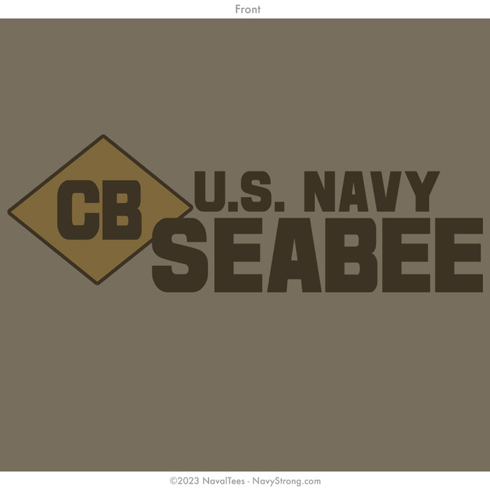 "Seabee Combat" Tee | NWU Brown