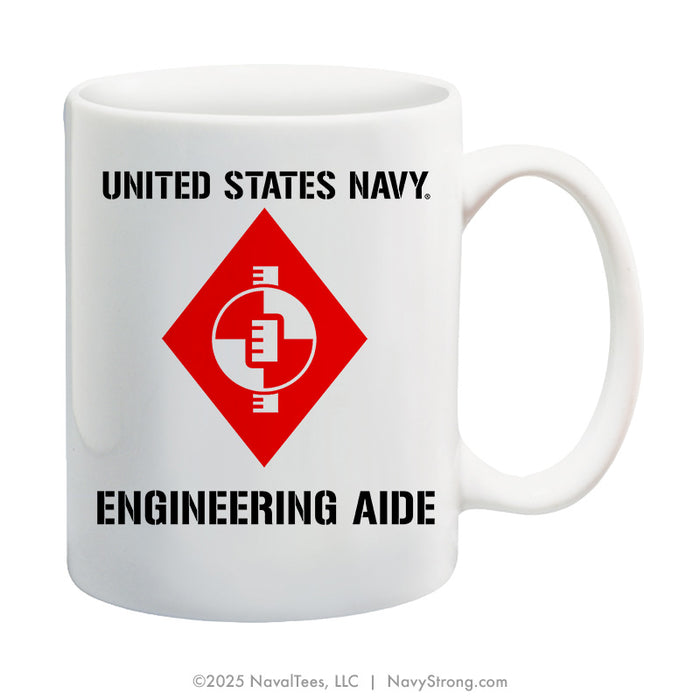 "Seabee Rating - EA" - 15 oz Coffee Mug