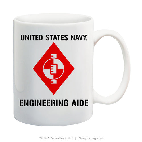 "Seabee Rating - EA" - 15 oz Coffee Mug