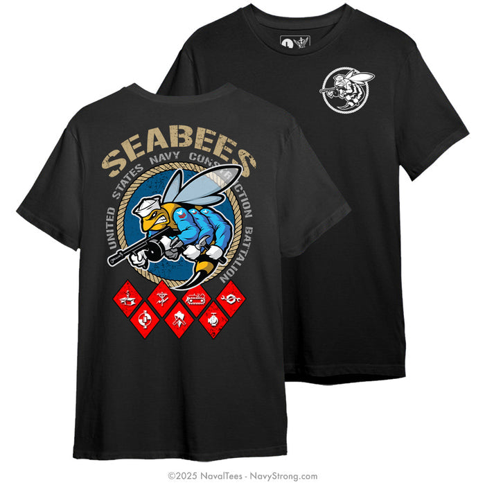 "Seabee Rating" Tee | Black