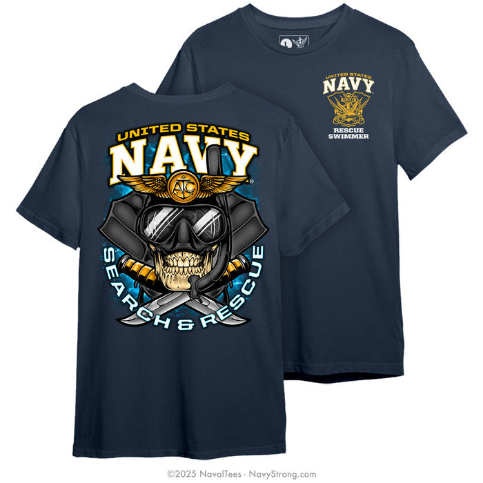 "Search & Rescue" Tee | Navy