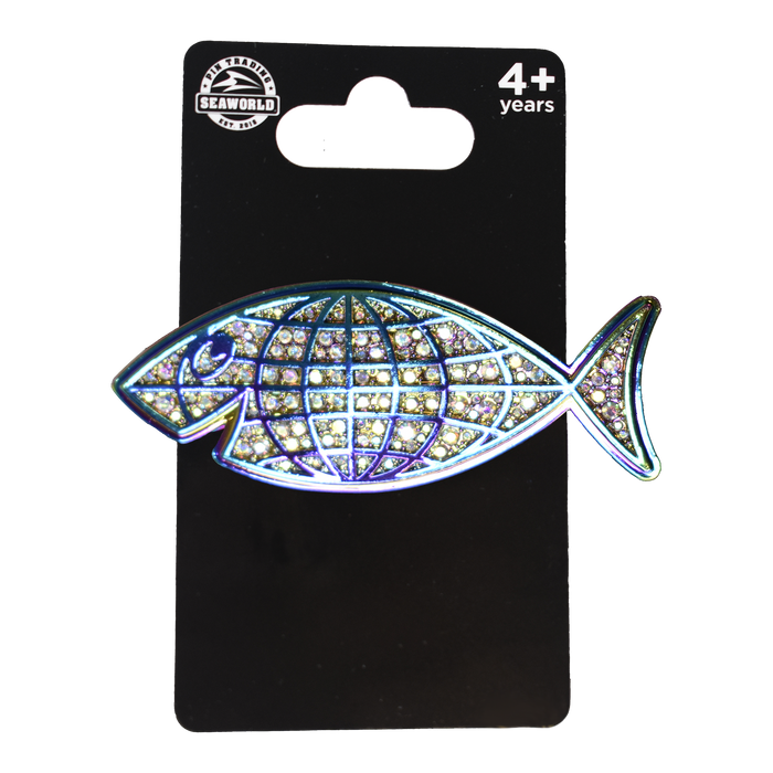 SeaWorld 60th Anniversary Rainbow Fish Pin
