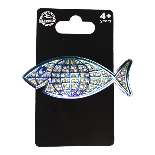 SeaWorld 60th Anniversary Rainbow Fish Pin