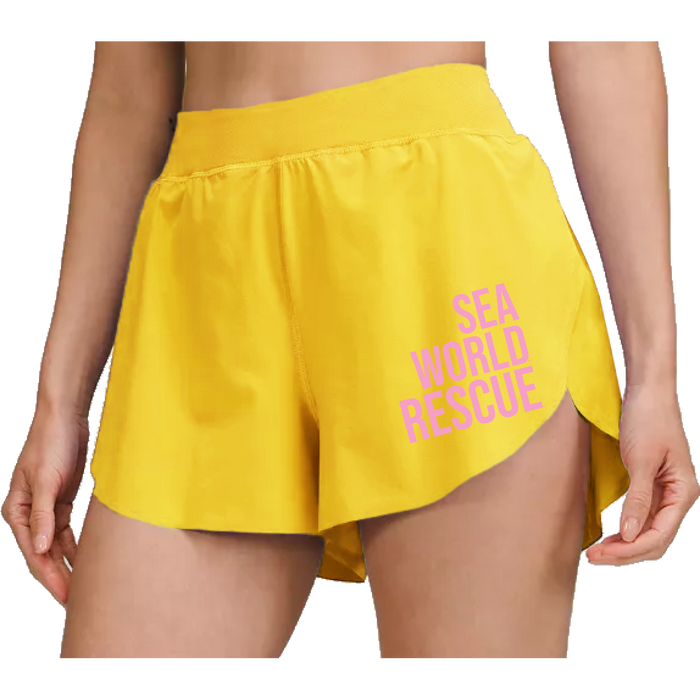 SeaWorld Rescue Orange/Pink Yellow Junior Shorts