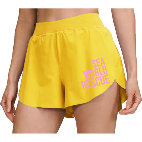 SeaWorld Rescue Orange/Pink Yellow Junior Shorts