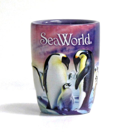 SeaWorld Sunset Penguin Oversized Shot