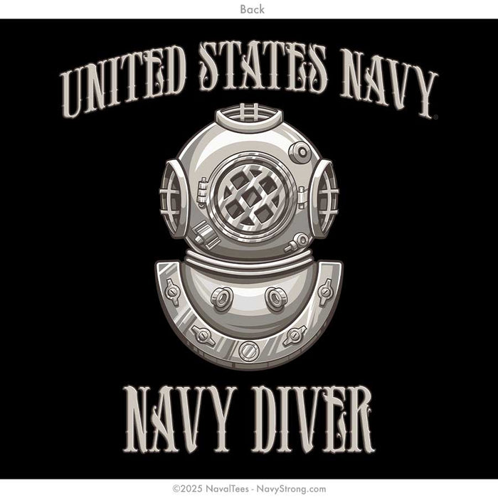 "Second Class Diver" Tee | Black
