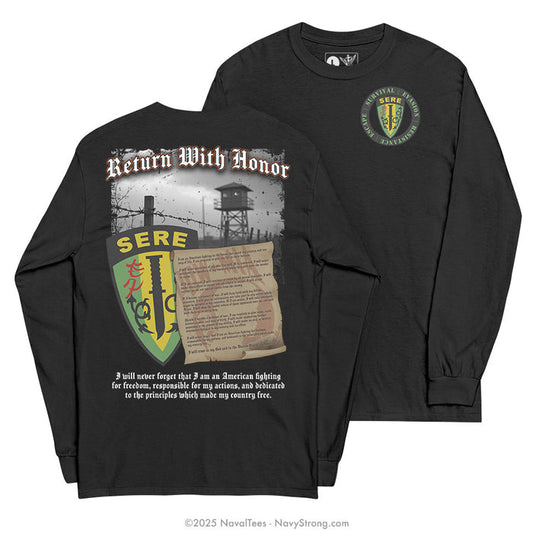 "SERE Conduct" Long Sleeve Tee | Black