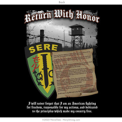 "SERE Conduct" Long Sleeve Tee | Black