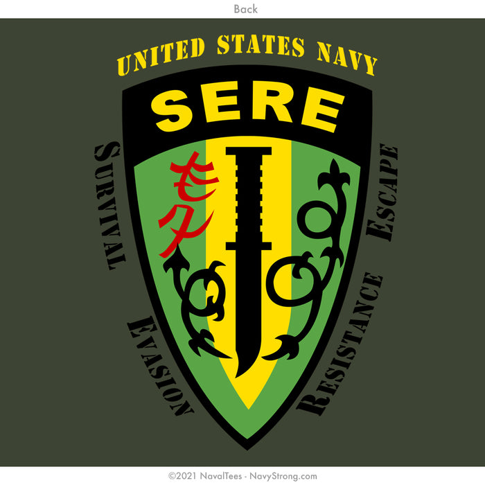 "SERE" Crewneck Sweatshirt | Mil Green