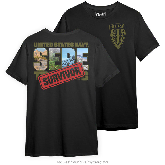 "SERE Elements" Tee | Black