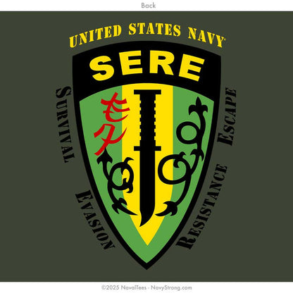 "SERE" Long Sleeve Tee | Military Green