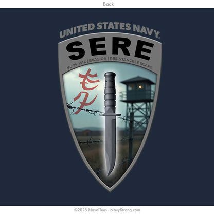 "SERE Watchtower" Long Sleeve Tee | Navy