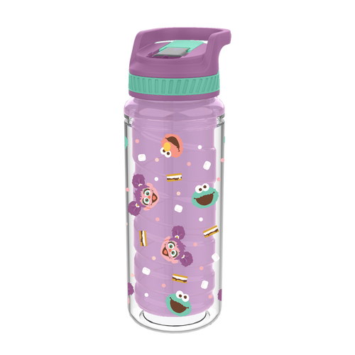 Sesame Street Camping Purple Twist Bottle 16 Oz