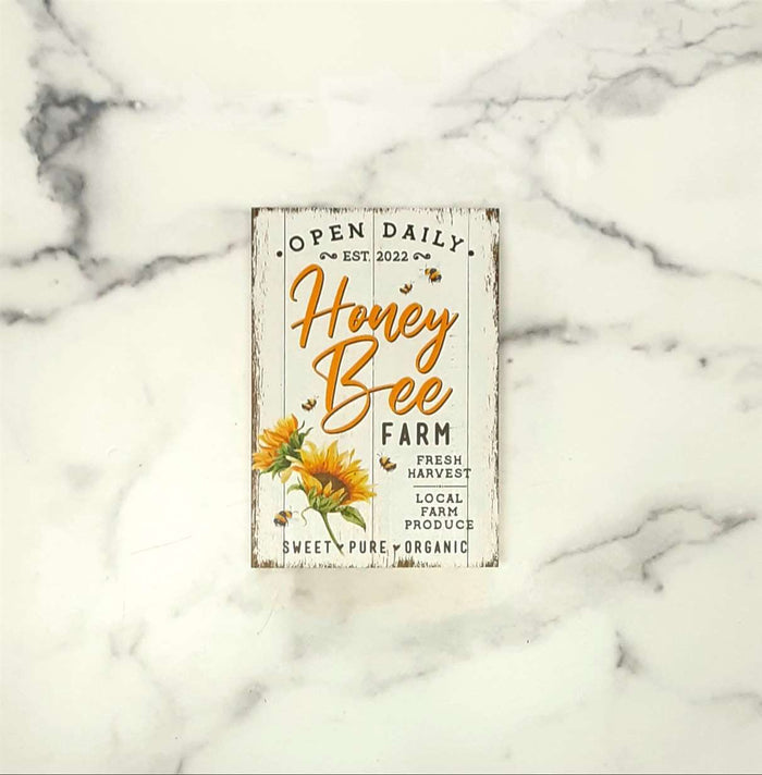 Shelf Sign, Honey Bee Farm