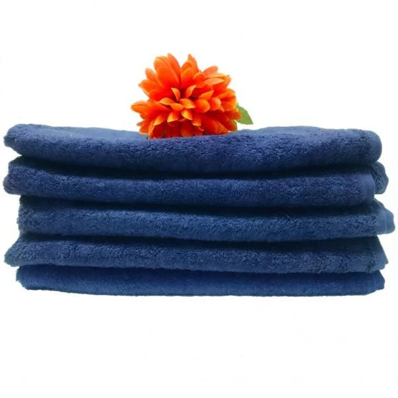 Shuttleless Navy Hand Towel