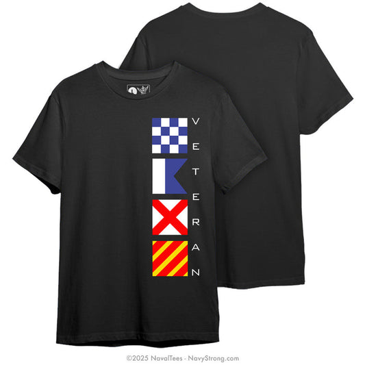 "Signal Flags" Tee | Black