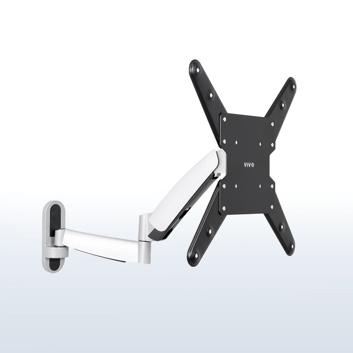 Sturdy adjustable pneumatic arm TV wall mount.