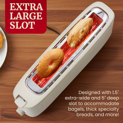 SLIMTOAST™ 2-Slice Long Slot Toaster