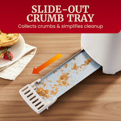 SLIMTOAST™ 2-Slice Long Slot Toaster