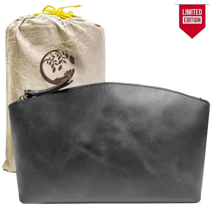 Sloane Leather Toiletry Bag | Full Grain Handmade Travel Dopp Kit