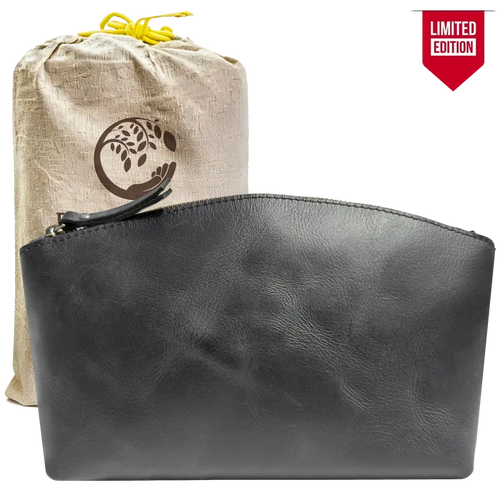 Sloane Leather Toiletry Bag | Full Grain Handmade Travel Dopp Kit