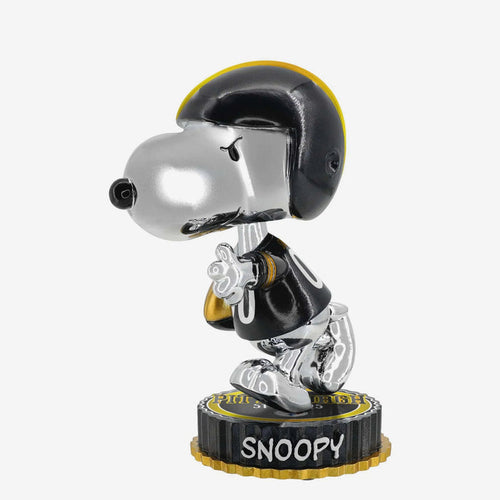 Snoopy Pittsburgh Steelers 2025 Peanuts Electroplated Bighead MLB Baseball Bobblehead