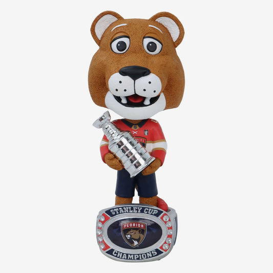 Stanley C Panther Florida Panthers 2024 Stanley Cup Ring Base Bighead Bobblehead