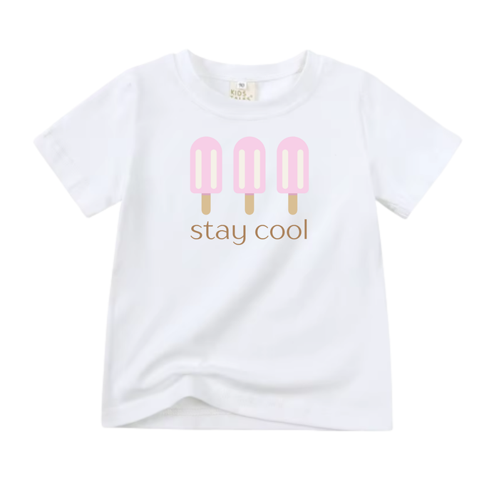Stay Cool Popsicle Graphic Tee | Pink
