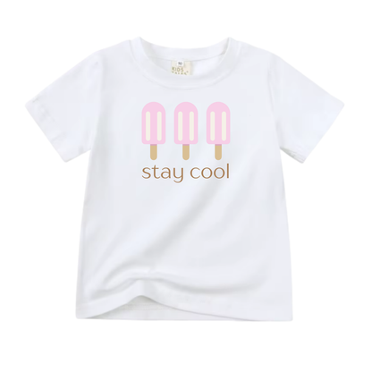 Stay Cool Popsicle Graphic Tee | Pink