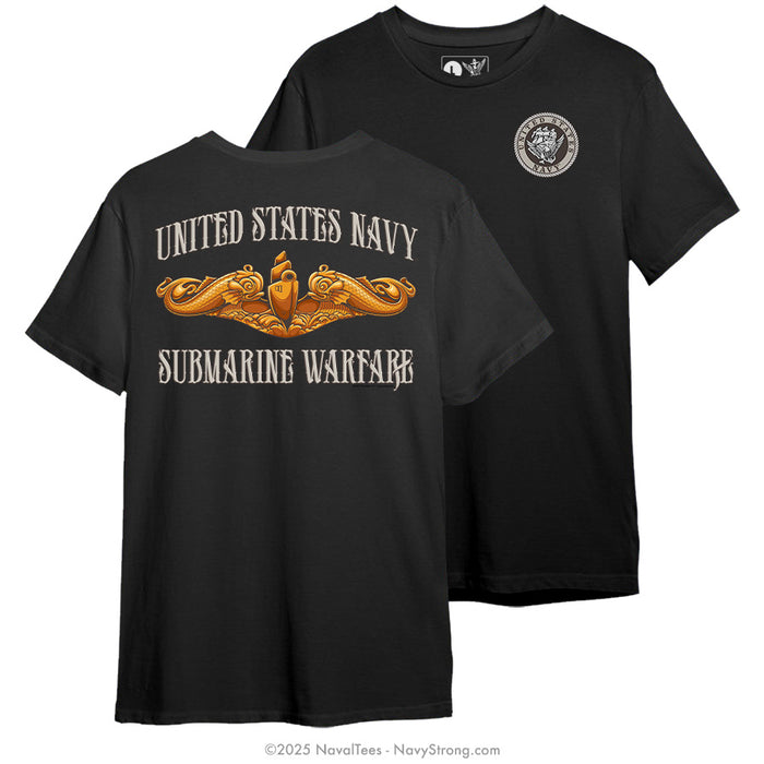 "Submarine Warfare Officer" Tee | Black