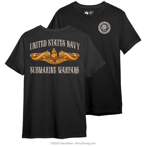 "Submarine Warfare Officer" Tee | Black