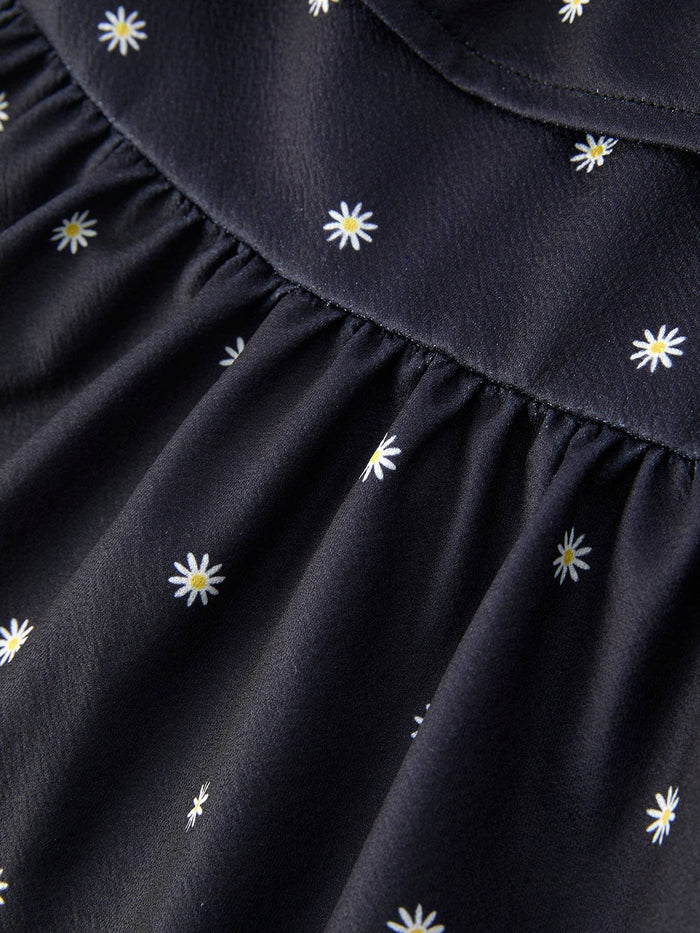 Summer Daisy Girls Bow Dress