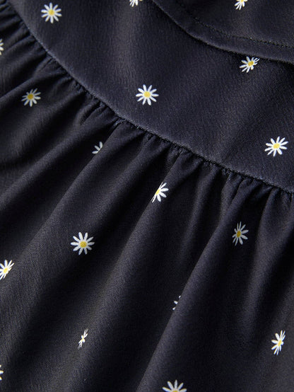 Summer Daisy Girls Bow Dress