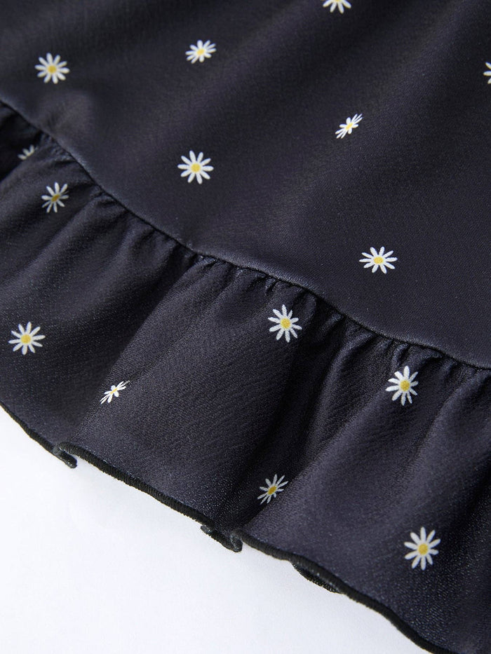 Summer Daisy Girls Bow Dress